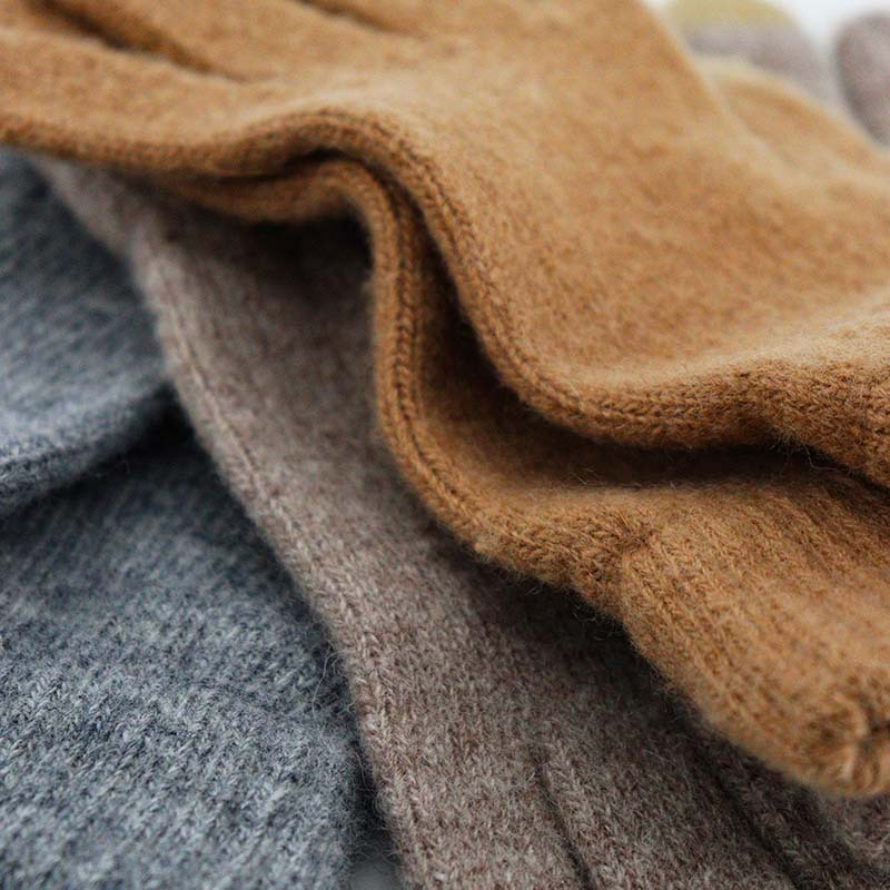 Women's wool warmth, touch screen, winter cycling, windproof cold proof, sports and fitness, knitted gloves for women_voghion.com