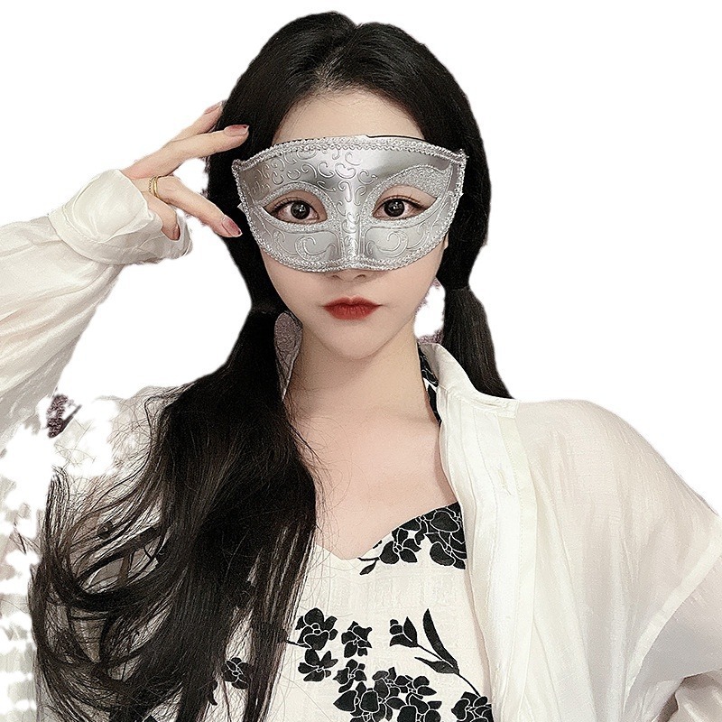 Halloween mascarada media cara princesa príncipe jazz actuación en el escenario accesorios de actuación de Halloween COS al por mayor