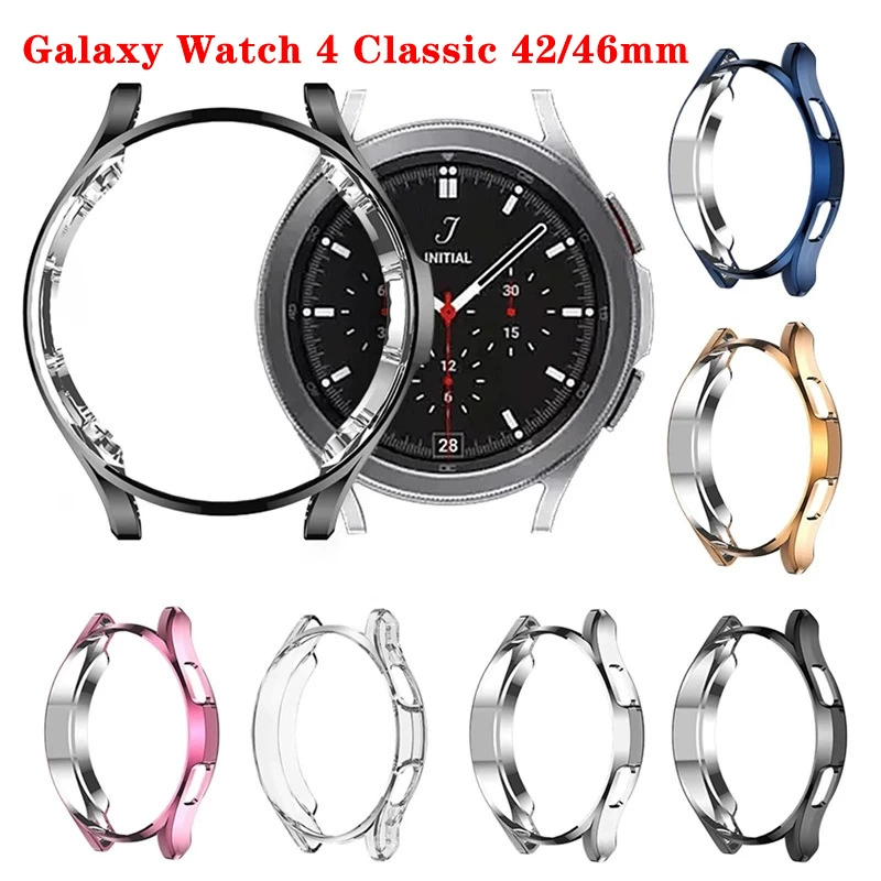 Подходит для Samsung Galaxy watt4 Classic чехол 42 Часы защитный чехол ТПУ половина пакета 46 мм чехол