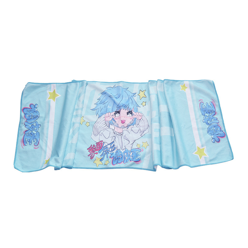 Daily microfiber bath towel soft swimming beach wrap towel absorbent quick-drying travel interesting reactive printing towel