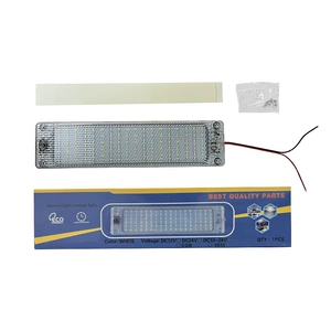 24V 10W Yük Maşını Daxili İşıq RV Dam 108 İşıq Avtomobil 12V Oxu İşığı 2835