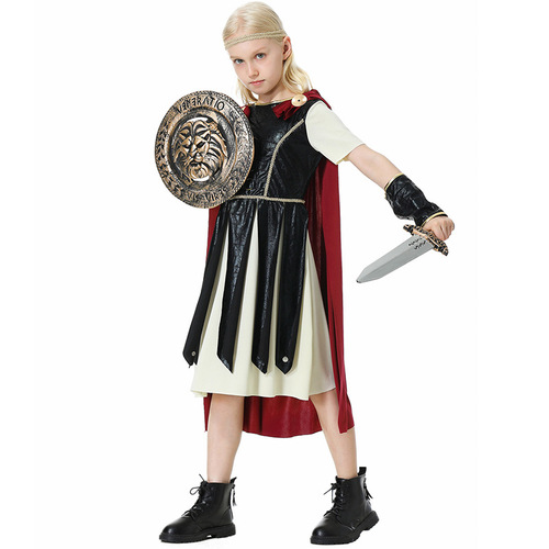 Halloween costume Amazon new Spartan warrior cosplay costume Roman gladiator costume