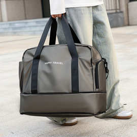 短途旅行收纳包轻便行李包袋出差大容量手提包出行健身包训练包包