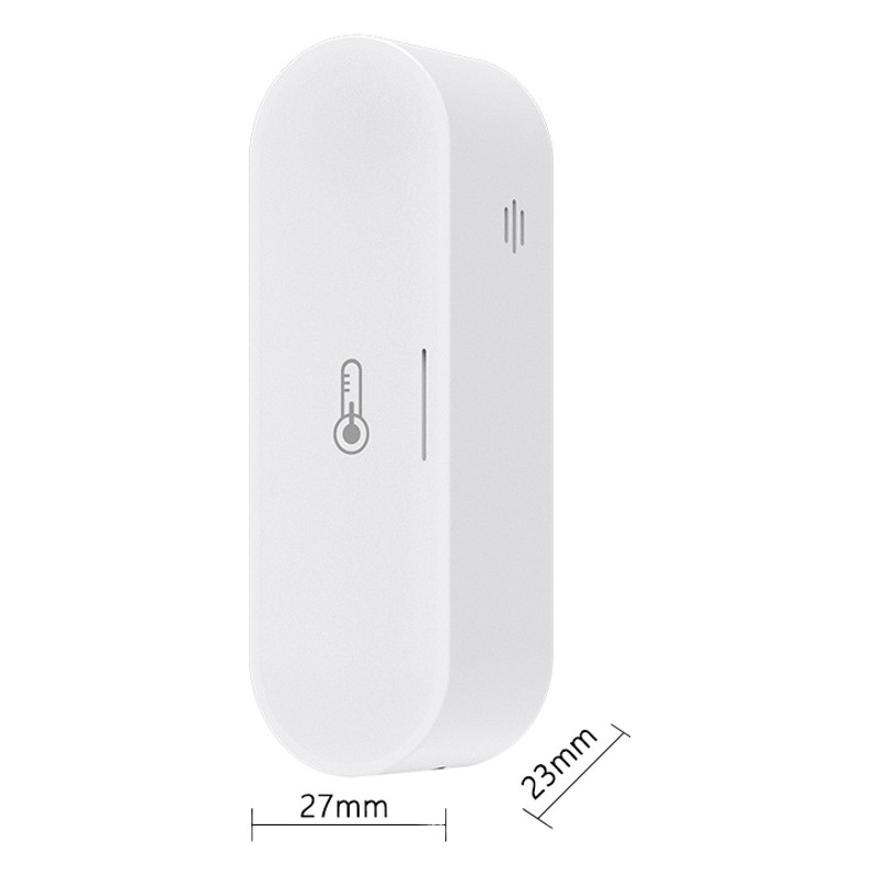 Graffiti ZigBee inteligente higrómetro soporte HomeKit USB/batería de doble fuente de alimentación soporte de control de voz