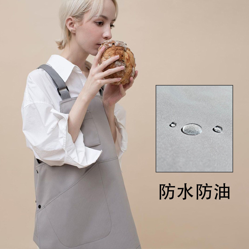 エプロン キッチン メンズ 防水 防油 ケータリング バリスタ ベーキング ミルクティーショップ デザート ケーキショップ 作業服 レディース|undefined