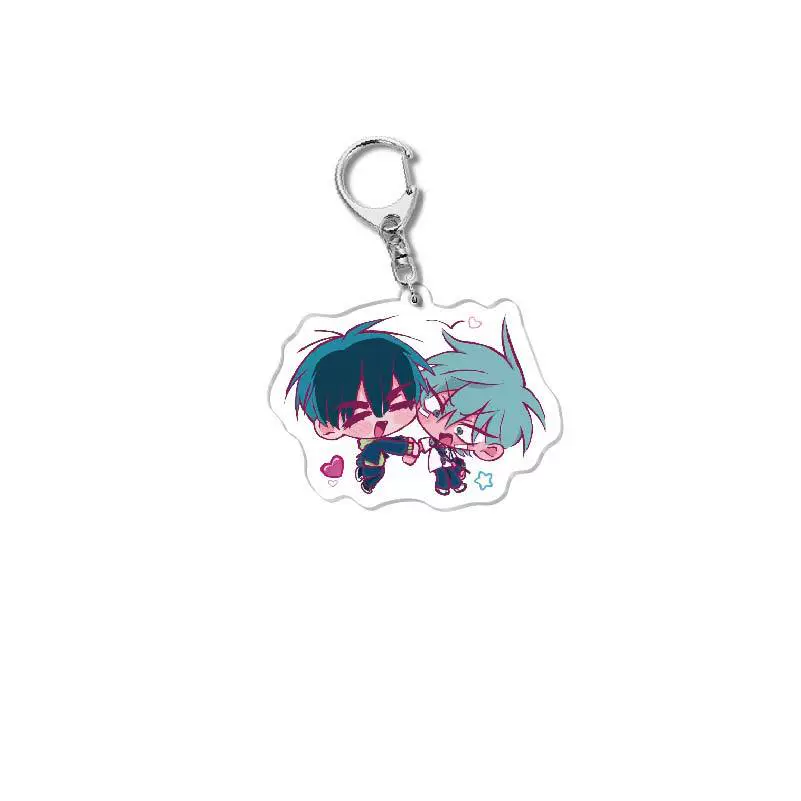 Acrylic keychain (Alien Stage) Mizi Sua, double‑sided 6 cm, metal ring & clasp