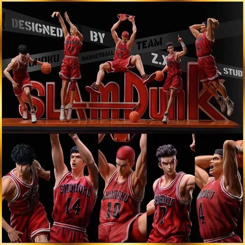 Slam Dunk Series Figures Sakuragi Hanamichi Rukawa Kaede Peripheral Set Two-Dimensional Animation Trendy Model Ornaments Slam Dunk Series Figures Sakuragi Hanamichi Rukawa Kaede Peripheral Set Two-Dimensional Animation Trendy Model Ornaments