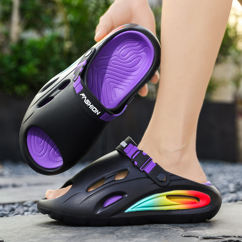 Zapatos de hombre transfronterizos de verano nuevo estilo antideslizante y resistente al desgaste, deportes juveniles, ocio, chanclas, sandalias de playa de doble uso