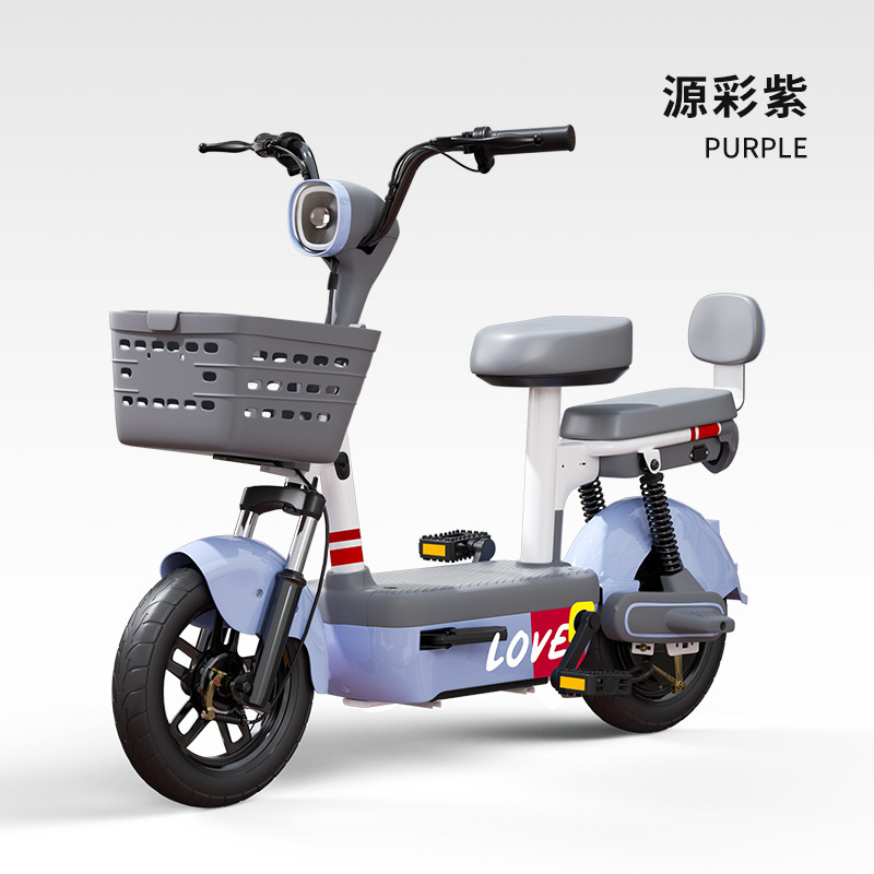 Nueva bicicleta eléctrica unisex batería de coche doble adulto 48V batería de litio DingTalk tienda física