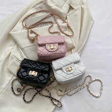 精致迷你小包包女2025新款高级感洋气单肩包斜挎包百搭菱格链条包