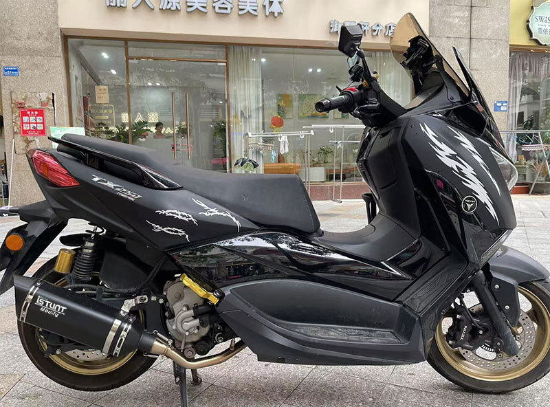Suitable for Skyhawk Motorcycle Tx250 Exhaust Pipe Modification Skyhawk Tx250 Front Full Section Exhaust Pipe Chimney