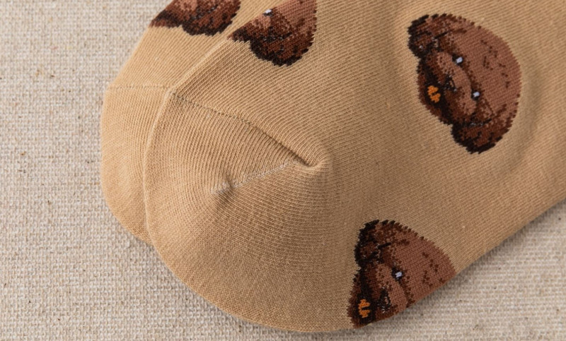 Elegant, Cute, Lady Style A Pair Elegant Cute Lady Unisex Animal Dog Cotton Ankle Socks
