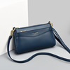 Small bag, shoulder bag, retro one-shoulder bag for leisure, 2021 collection, autumn, trend of season, genuine leather