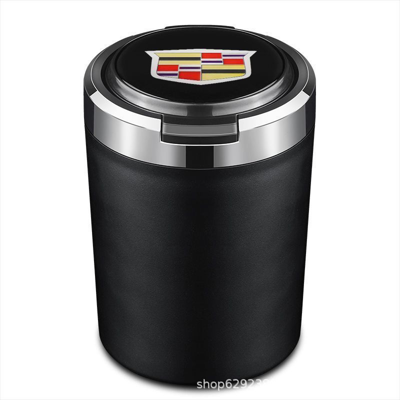 Car ashtray: Shangchuang with Metal - noble-black-cadillac-metal-liner