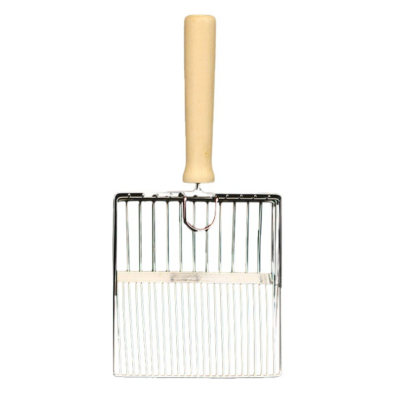 Металлическая Лопата для кошачьих туалетов большое маленькое отверстие Лопата для кошачьих туалетов лопатка для кошачьих туалетов чистящие средства лопатка для кошачьих туалетов не нержавеющая сталь