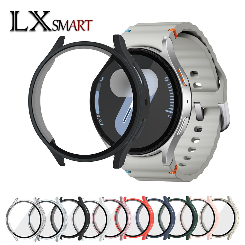 For Samsung galaxy watch7 FE frosted watch case watch6/5/PC case film integrated protective cover