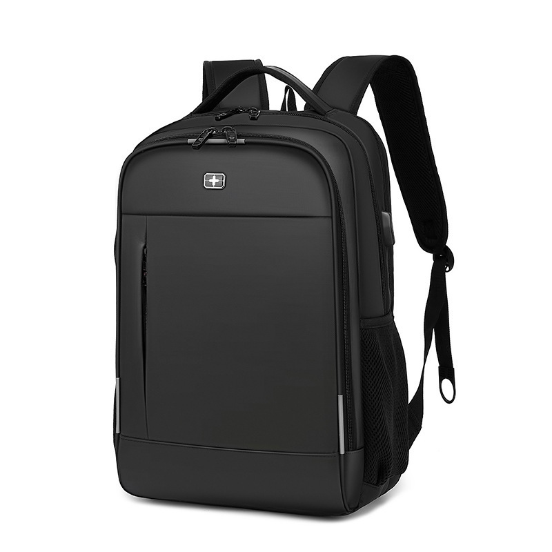 スポットファクトリーロゴバックパックメンズバックパック多機能ビジネストラベル大容量コンピュータバッグ 17inch|undefined