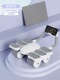 Basic six-elbow support [white] with mobile phone holder + automatic rebound + with kneeling pad/six
