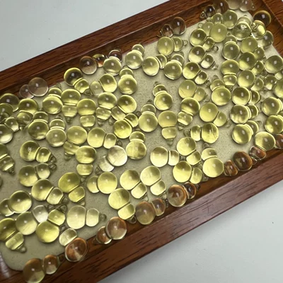 Natural yellow crystal gourd Zərgərlik ara hissələri
