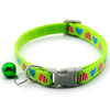 Printing fashion cat pet collars, color dog necks, teddy golden hair small medium -sized dog walking dog with supplies