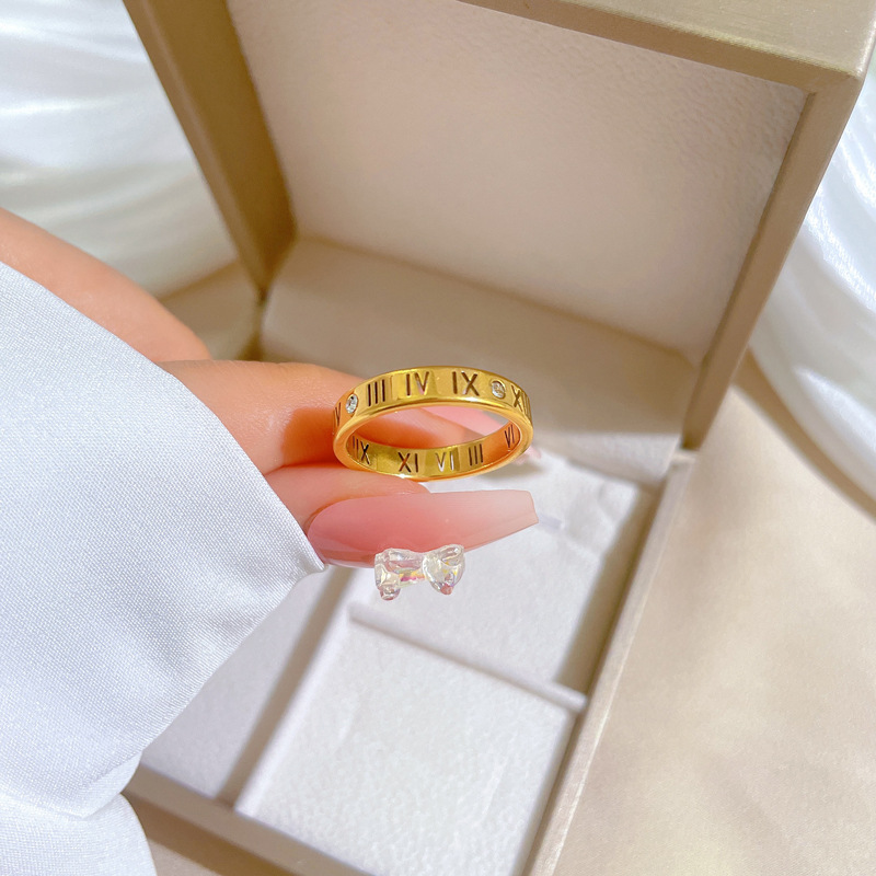 Minimalist Titanium Steel Jumping Ring For Men And Women, Simple_voghion.com