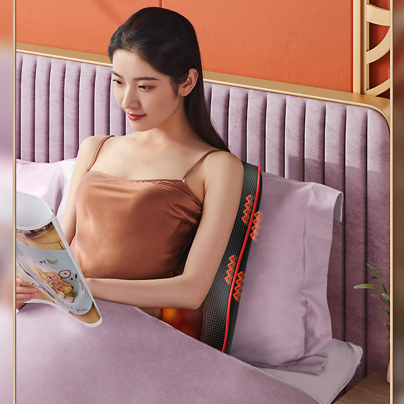 Neck and Back Massager, Multi-functional Whole Body Support Cushion, Kneading Home Use Car Lumbar Pillow, Cross-border Supply