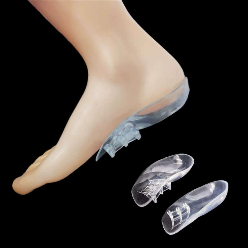 Силиконовая повышающая массажная подушечка для пятки, мягкая подушечка для пятки, подошва с чашкой для пятки, невидимая подушечка для пятки