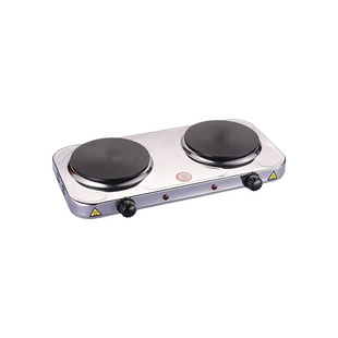 2000W stainless steel heating plate electric furnace double-head furnace household electric furnace gift electric furnace promotion factory wholesale