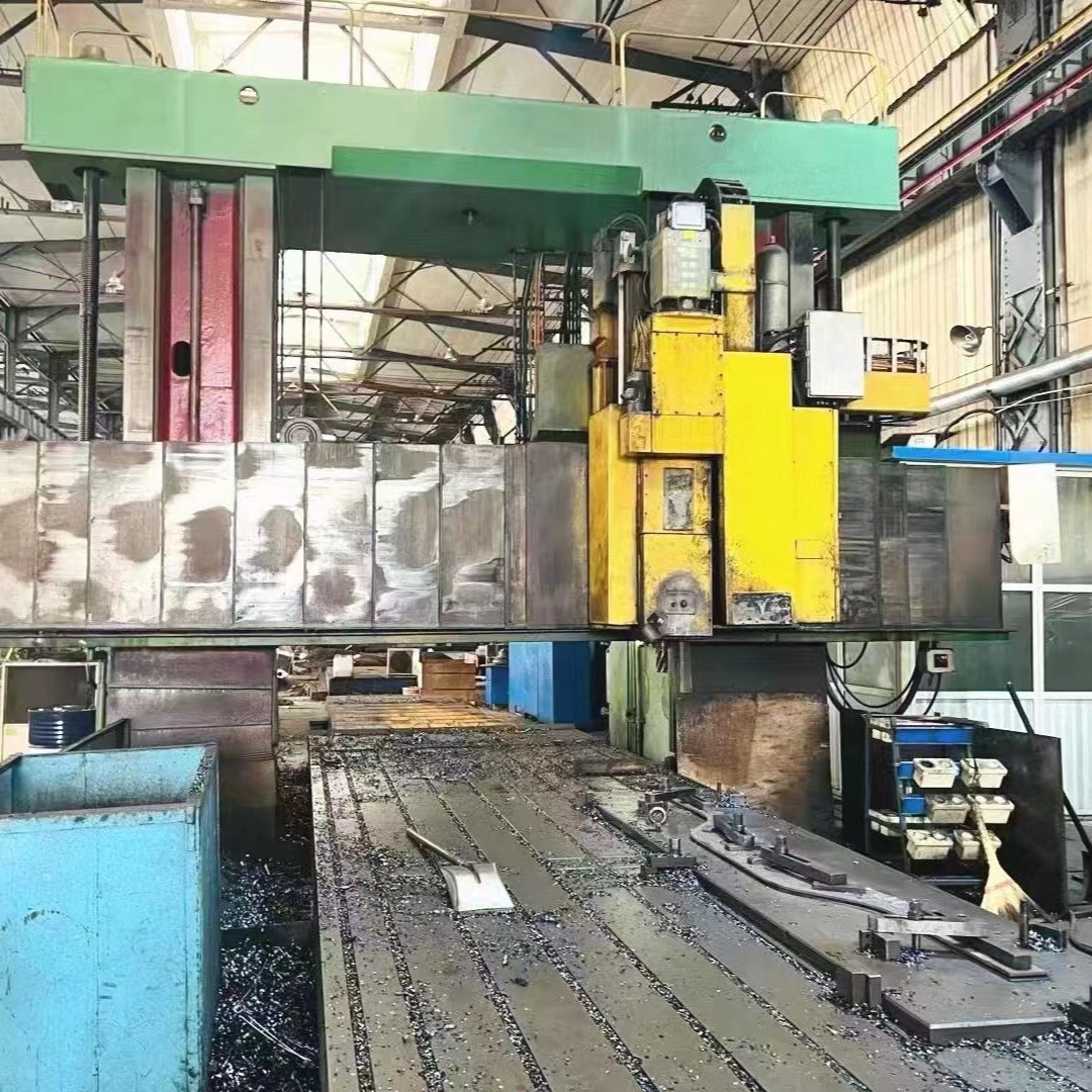 转让二手俄罗斯8米龙门加工中心龙门宽度3.1米带弯头