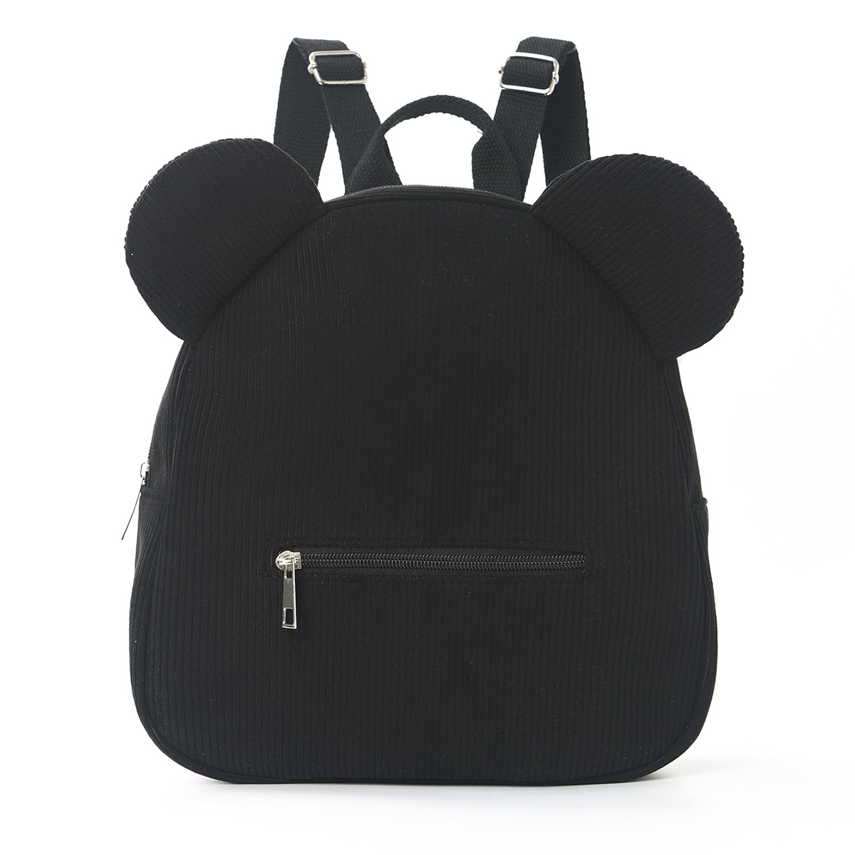 Mochila de felpa transfronteriza 2025 nueva moda casual oso oreja mochila de dibujos animados para niños