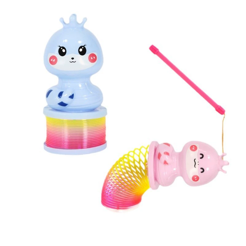 Ручной фонарик, мультяшный Slinky, эластичная игрушка