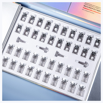 寡肽光感修护冻干球精华液礼盒 舒缓退红赋活修护护肤品套装厂家|ru