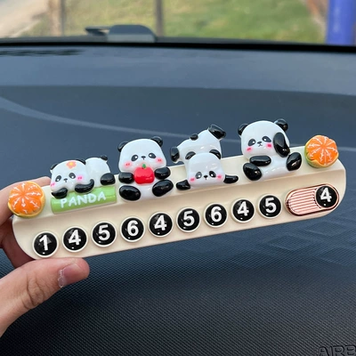 number plate cute panda | Nömrəli dayanma kartı - patch-cute-panda-white-aromatherapy-license-plate-genuine