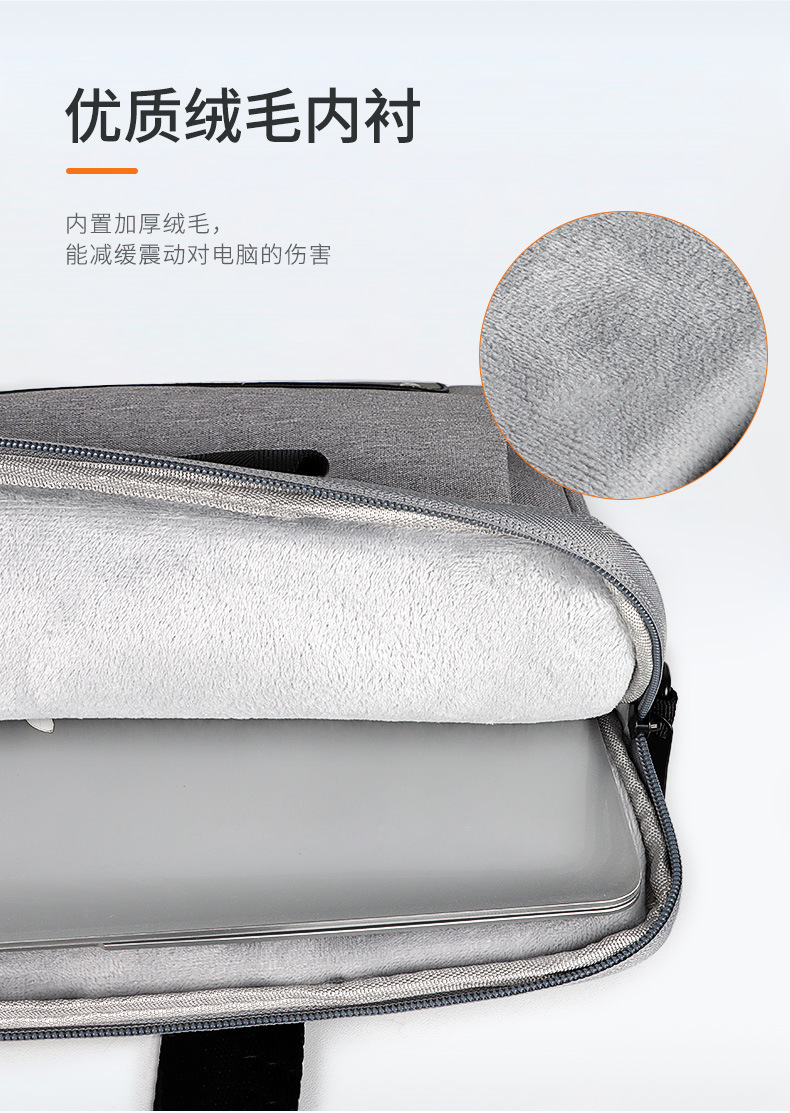 Wholesale single-shoulder portable laptop bags, waterproof briefcases, 131,415.6 inches, both men and women can print logos undefined