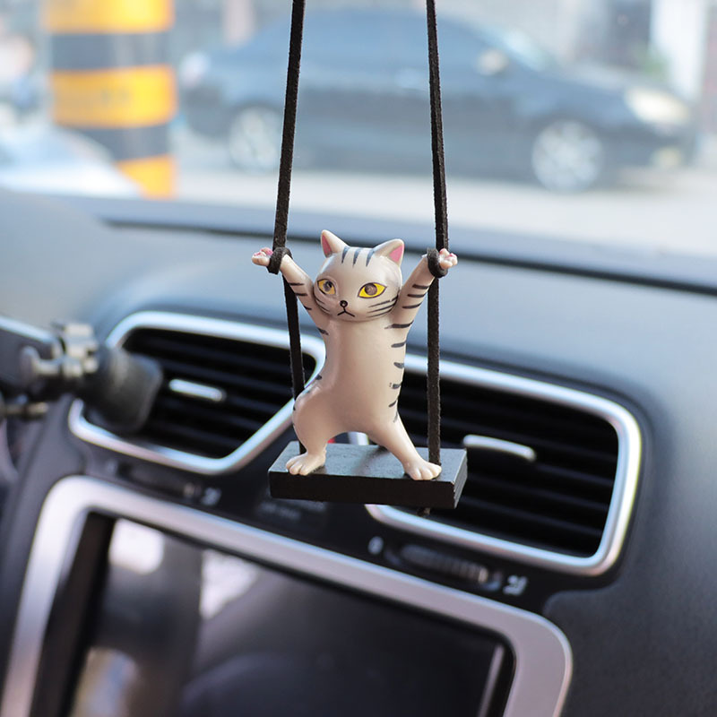 Twisted Waist Cat Car Pendant Car Interior Decoration Supplies Car Pendant Pendant Car Charms Car Supplies Batch