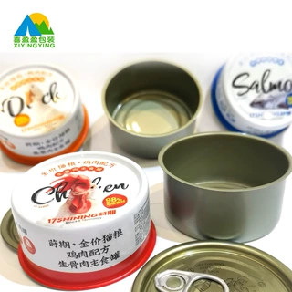 罐体定制 85克宠物罐头盒 170g狗罐头盒焊接罐三片罐 拉抻冲压罐