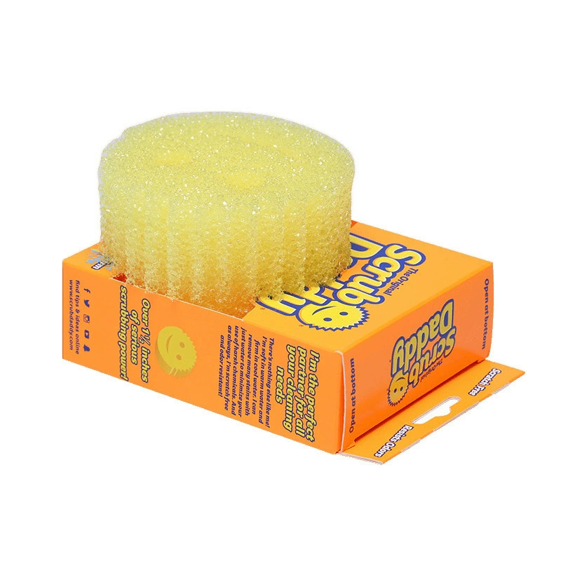 Американская щетка ScrubDaddy улыбка Mommy двусторонняя магическая чистка, сильное трение, обеззараживающий губка для мытья посуды и миски импортная щетка