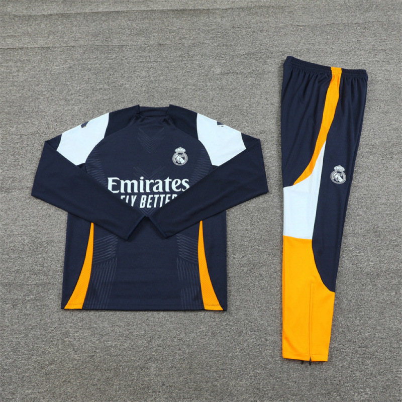 Jugadores fanáticos trajes de entrenamiento de mangas largas Real Madrid trajes de adultos Barcelona Arsenal camiseta de medio tracción Manchester City Juve image 7