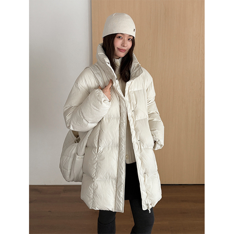 Tg Korean Casual Thickeneded Warm down Coat with Shoulder Bag for Women 2025 Winter New Long Outwear 25879 Tg Korean Casual Thickeneded Warm down Coat with Shoulder Bag for Women 2025 Winter New Long Outwear 25879