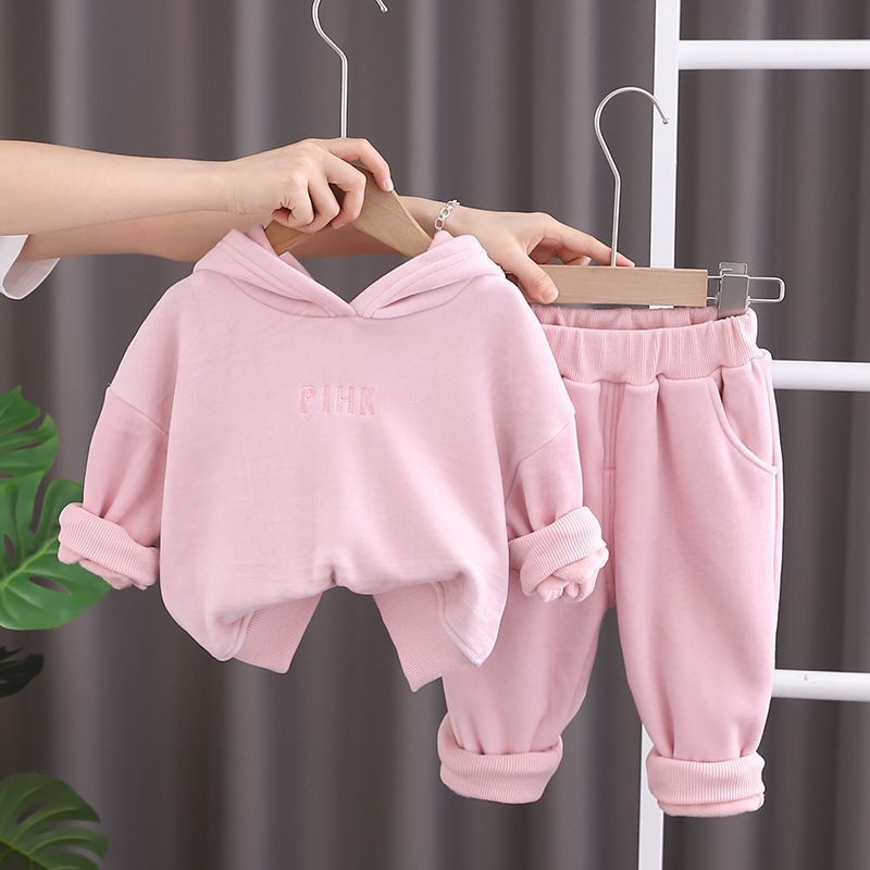 Mädchen Winter Zweiteiler Set Mit Cartoon Jacke Und Hose_voghion.com