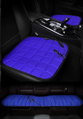 Seat Cushion – Multi-function pad - driving-exit-with-right-hand-built-in-temperature-control-square-cushion-without-backrest-single-seat-blue
