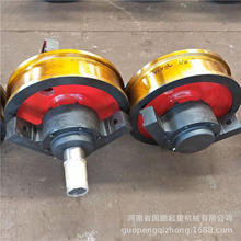直径500*150主动车轮组 铸钢材质 双边轮子 整体调质车轮组
