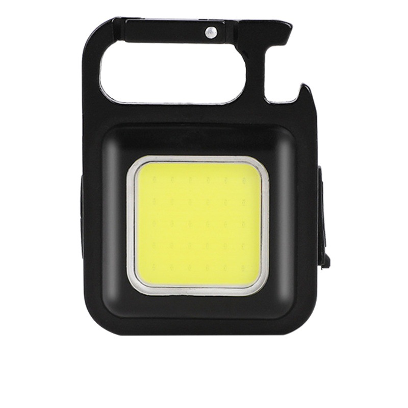 Al Aire Libre multifuncional mini luz fuerte linterna recargable montañismo llavero portátil luz COB luz de trabajo magnética