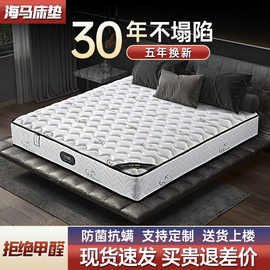 床垫席梦思1.5米软硬两用 1.8m乳胶床垫20cm厚弹簧椰棕经济型