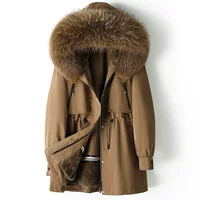 Removable‑liner jacket 2025, fur‑trim hood, removable inner lining, sizes M–2XL