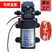 12V60W四分直流自吸喷雾水泵増压回流隔膜泵抽水泵东盟非洲货源