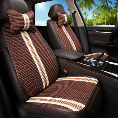 Seat cushion, seat cover Summer Ice Silk Backless Three-Piece Set