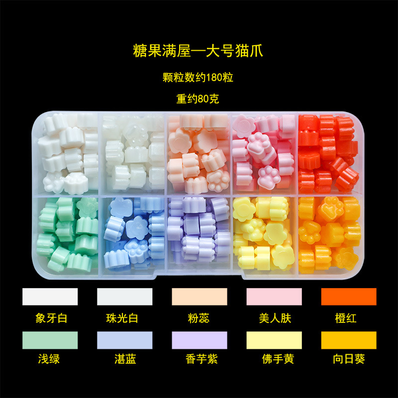 Un conjunto completo de sellos de pintura al fuego, fábricas de comercio exterior transfronterizas, granos de cera de pintura al fuego, accesorios de bricolaje en caja, almohadillas de desmoldeo para hornos al por mayor