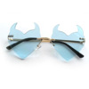 Small sunglasses, universal cute metal glasses suitable for men and women, city style