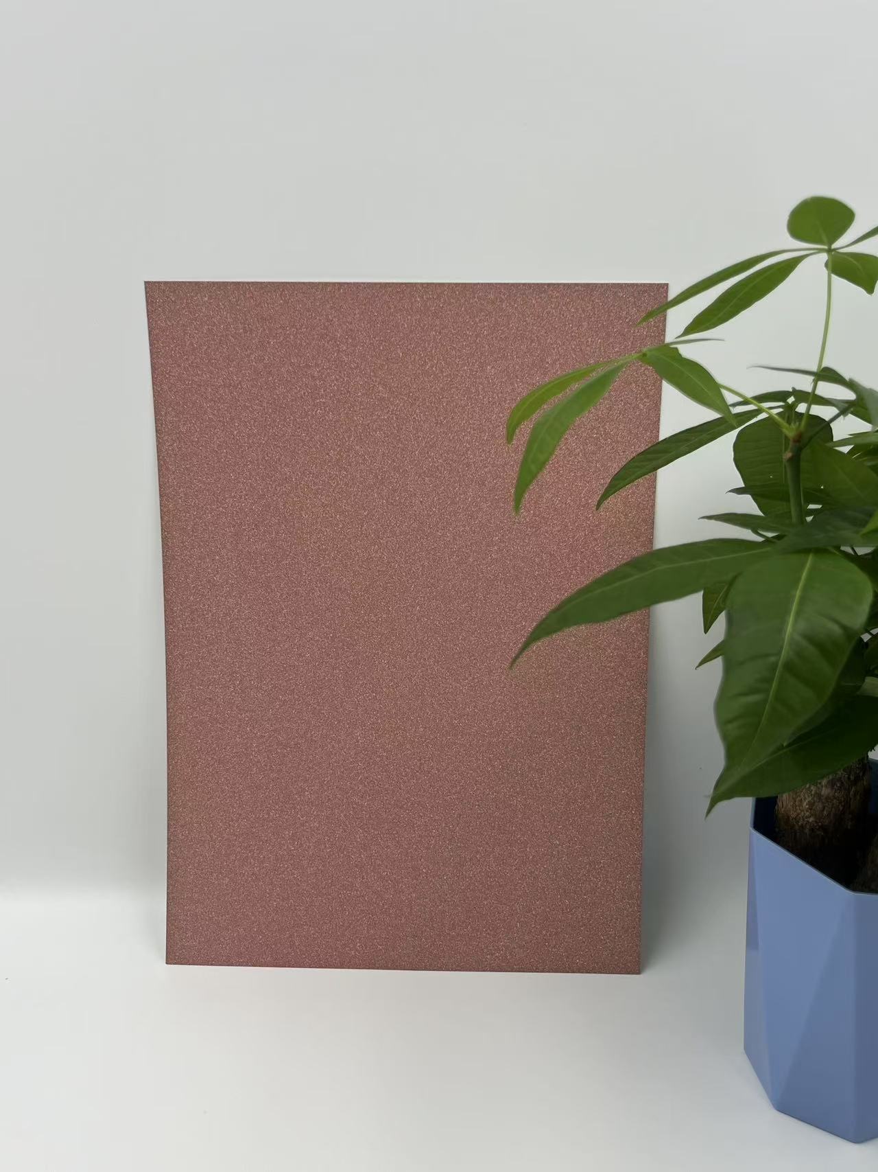 En stock A3A4 cartón brillo 250g no derramamiento de papel rosa jardín de infantes DIY material hecho a mano papel de polvo de oro de papel